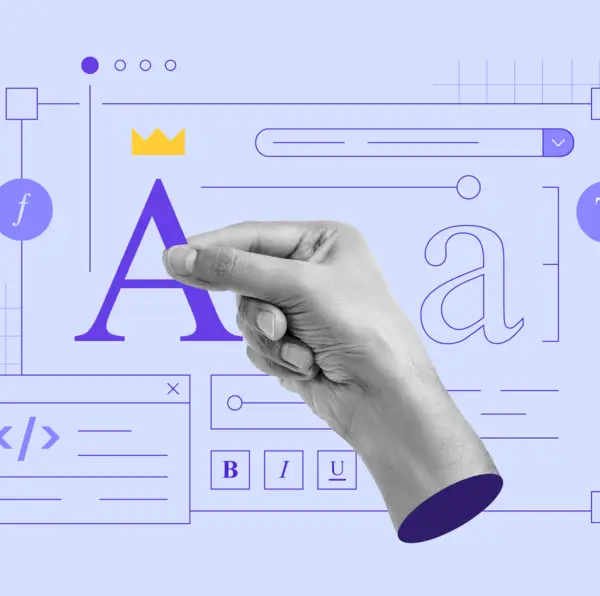 website font color and layout